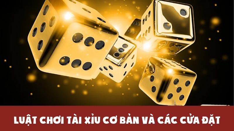 Cách đánh tài xỉu và cửa cược cơ bản