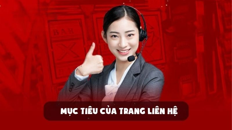 Mục tiêu của trang liên hệ