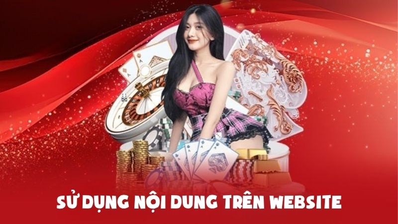 Sử dụng nội dung trên website