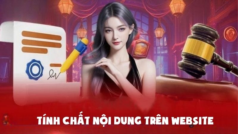 Tính chất nội dung trên website